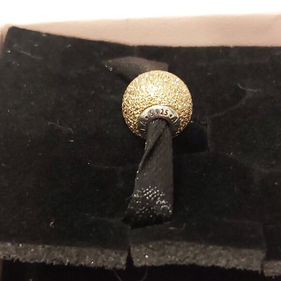 Authentic PANDORA *RETIRED* SS & 14kt Gold ESSENCE Sensitivity Charm 796051 - Picture 11 of 12